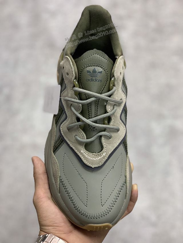 Adidas鞋 阿迪達斯Adidas Ozweego三葉草復古老爹鞋 男女同款  hdx13332